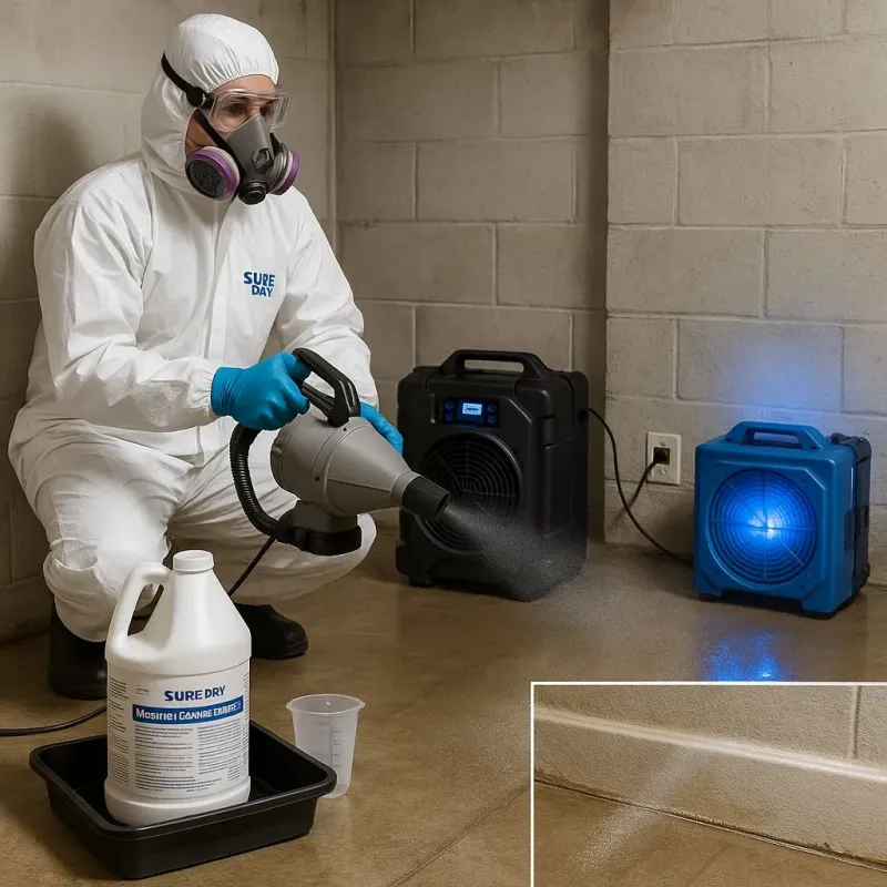 Sanitization and Odor Removal process in Durham, NH